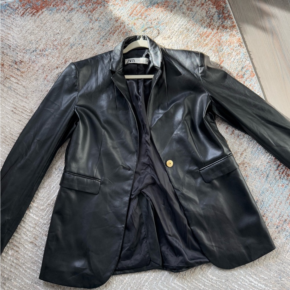 Zara Faux Leather Jacket